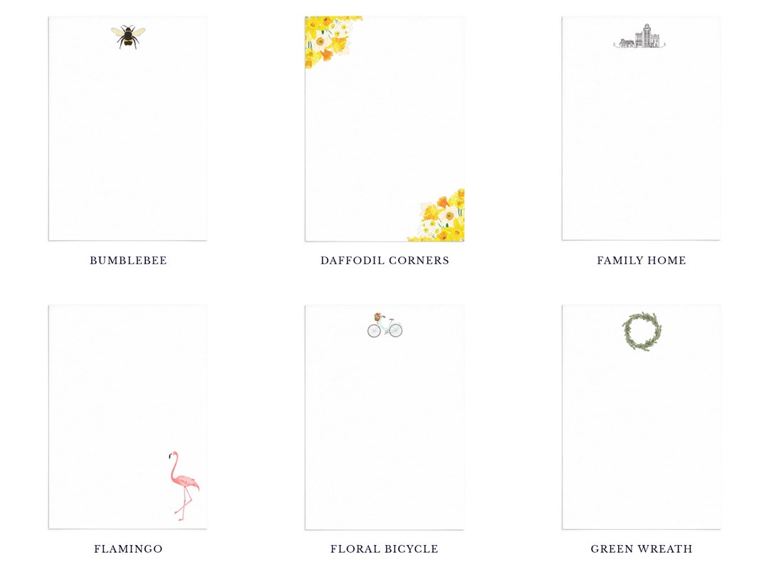 Pretty Letter Writing Continuation Sheets X 12 - Not Personalised ...