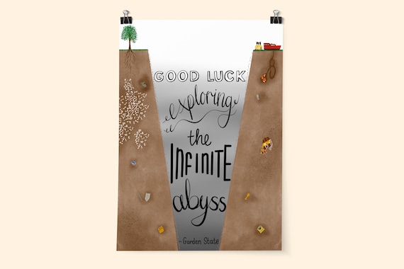 Garden State movie poster print