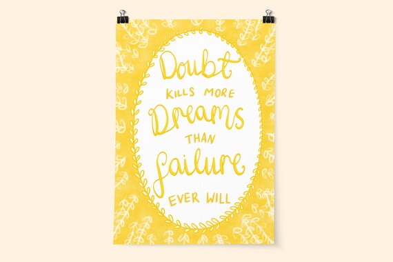 Imprimer D Art Jaune Fr Imprimer De Citation Jaune En Etsy