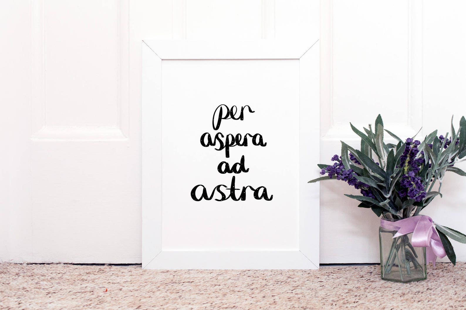 Per Aspera Ad Astra Art Print Through Hardships to the Stars | Etsy