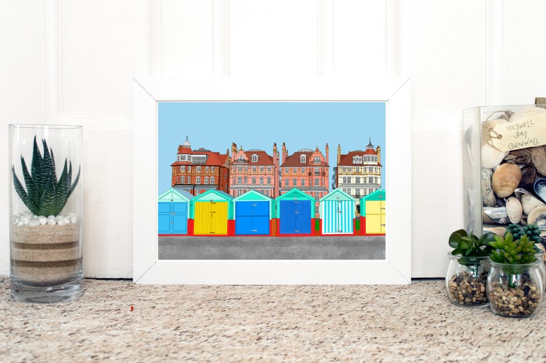 Brighton Art Print Brighton and Hove Seafront Hove Print Etsy