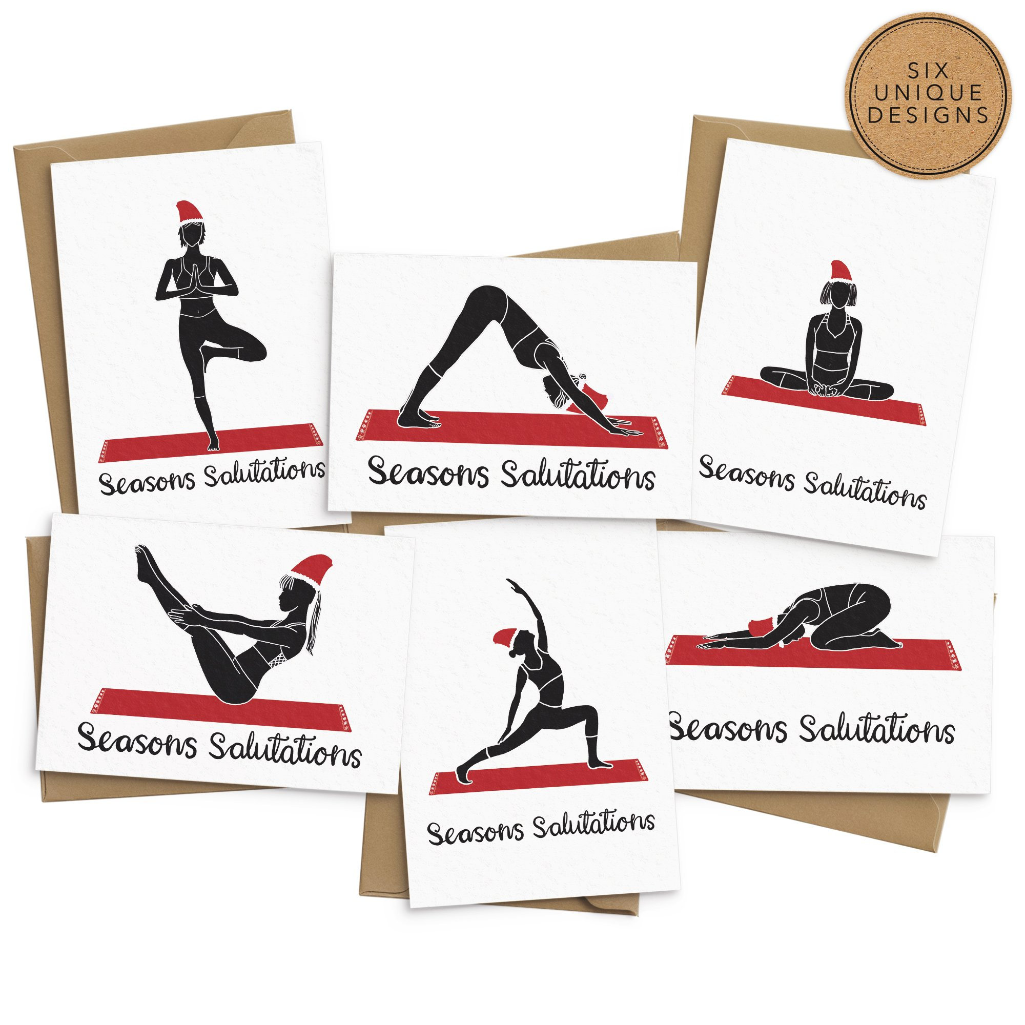 Yoga Christmas Cards Yoga Poses Funny Christmas Card - Etsy Yoga Christmas Cards Yoga Poses Funny Christmas Card - Etsy