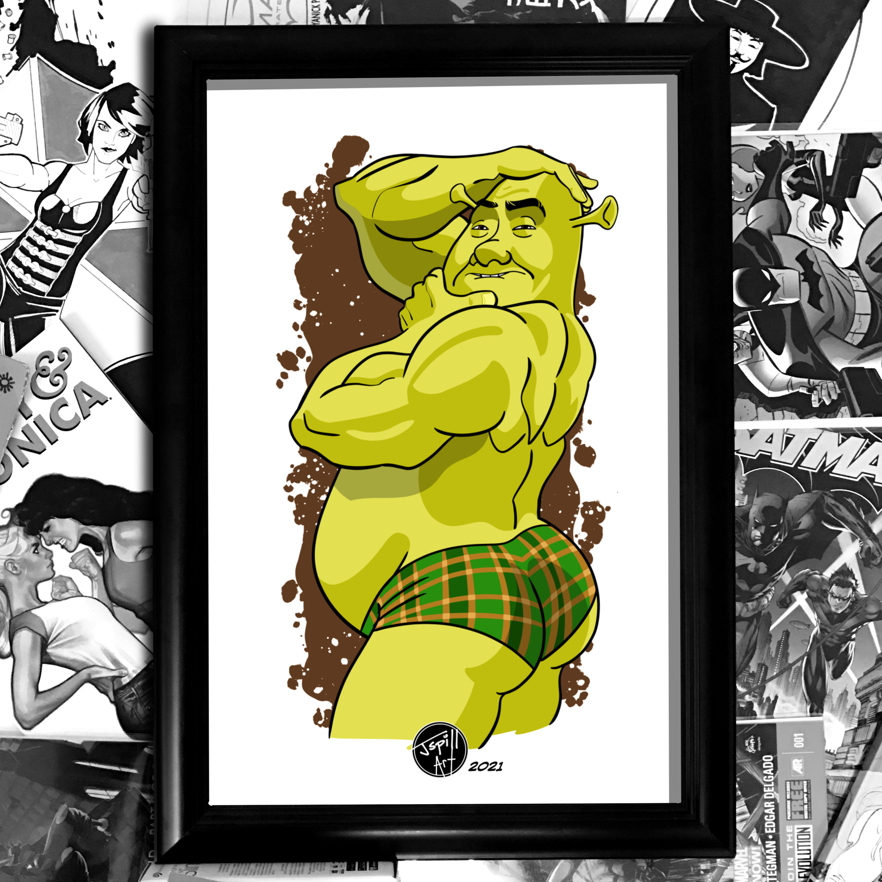 Shrek meme Classic Poster for Sale by aramilodabirl