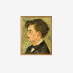 Vintage Art Print | Vintage Painting | Wall Decor | Portrait of a Man | Portrait of a Boy | Vintage Painting of young man | Instant Download