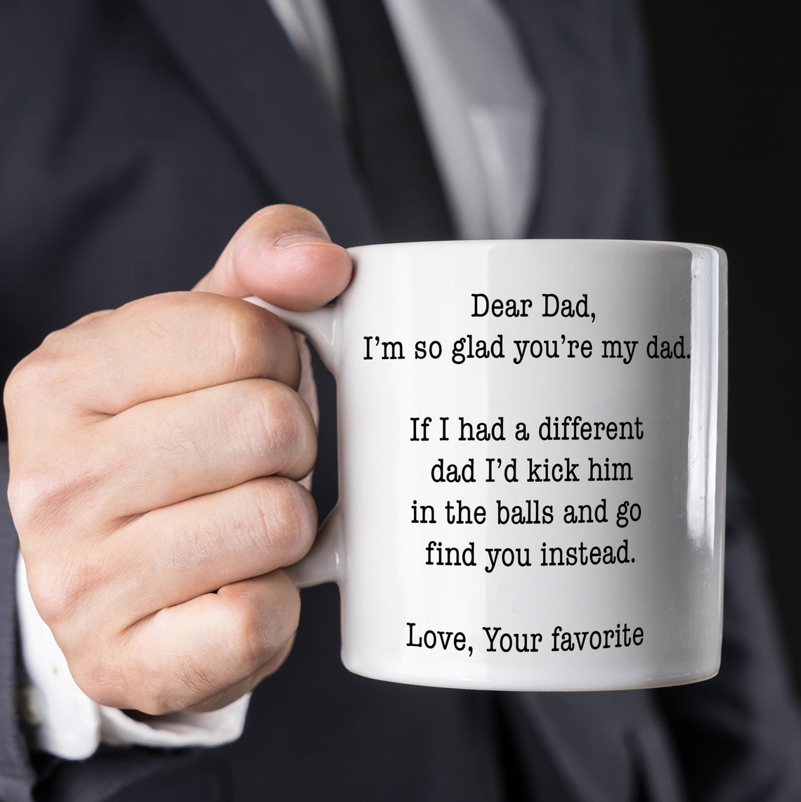 Funny Father's Day Gifts Dear Dad Mug Gag Gift Cup From - Etsy