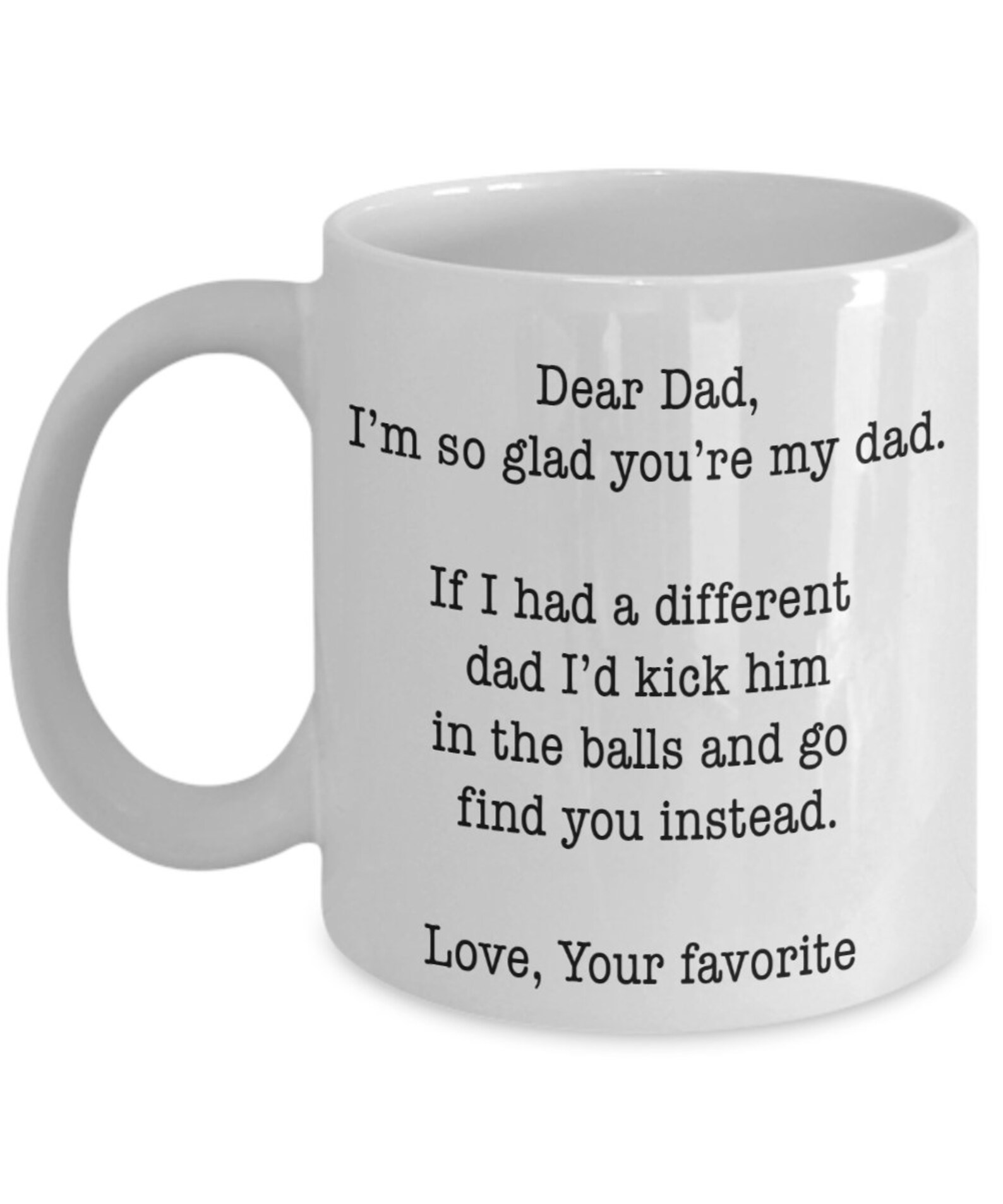 Funny Father's Day Gifts Dear Dad Mug Gag Gift Cup From Etsy
