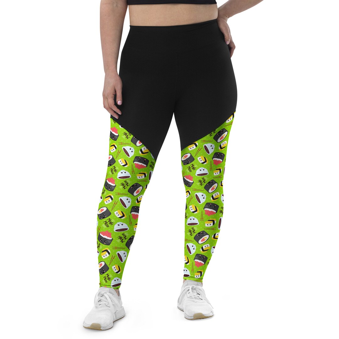 Sushi Print Pattern Women Leggings
