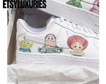 Toy Story  You Have Friend In Me Air Force 1 Custom|Air Force 1 Custom,Air Force 1 Women,Af1,Custom Af1,Hand Painted Af1