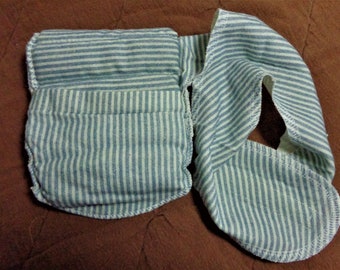 Pet Comfort Vest-blue/white stripe