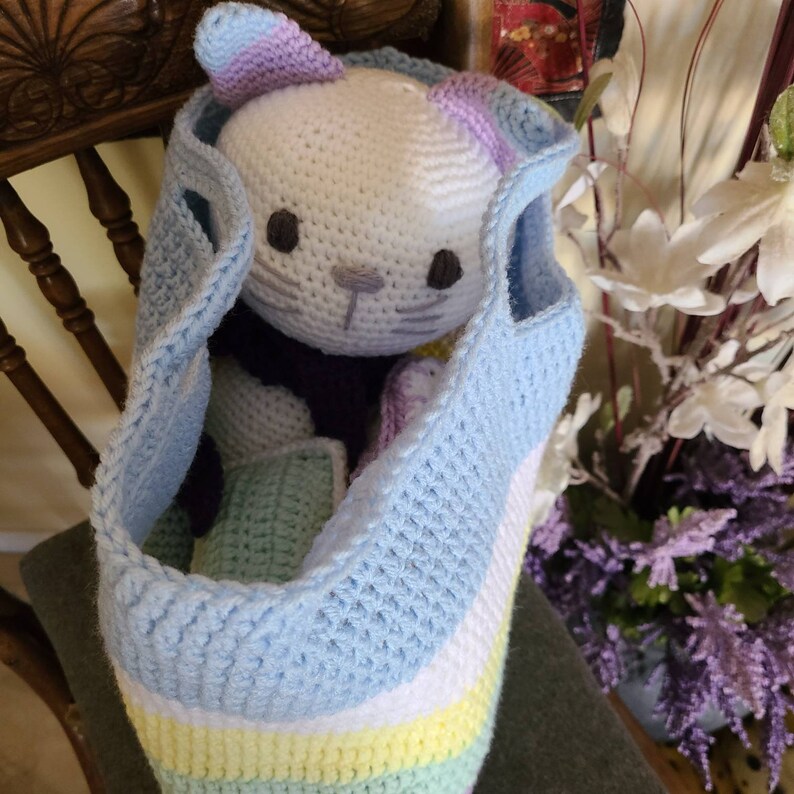 Adopt A Cat Playset/cat Plush Toy/stuffed Animal/crochet Etsy