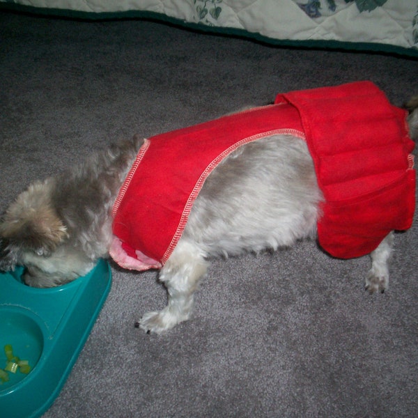 Pet Comfort Vest-Small- red