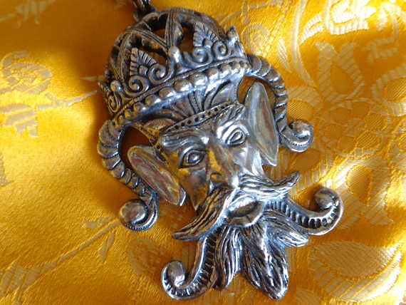 Piccard 1970s Vintage Court Jester Pendant Neckla… - image 9