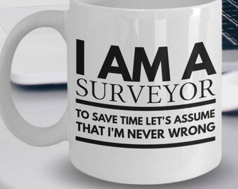 Surveyor Coffee Mug Etsy