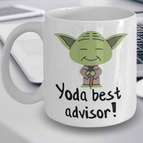 Advisor Mug - Advisor Gifts - Yoda Best Advisor Gifts - Star Wars Mug - Funny Best Advisor Mug - Yoda Best Advisor Pun Mug