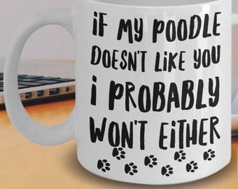 Mug Poodle Emoji - Etsy