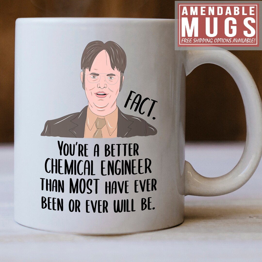 Tasse dingénieur chimiste Dwight Vous êtes un meilleur Etsy France