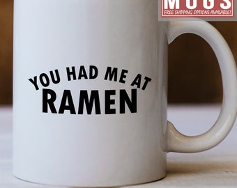 Regalo para los amantes del ramen, me tienes en la taza de ramen, tazas divertidas de ramen, ideales para los amantes de la comida que aman el ramen, entusiastas del ramen de regalo