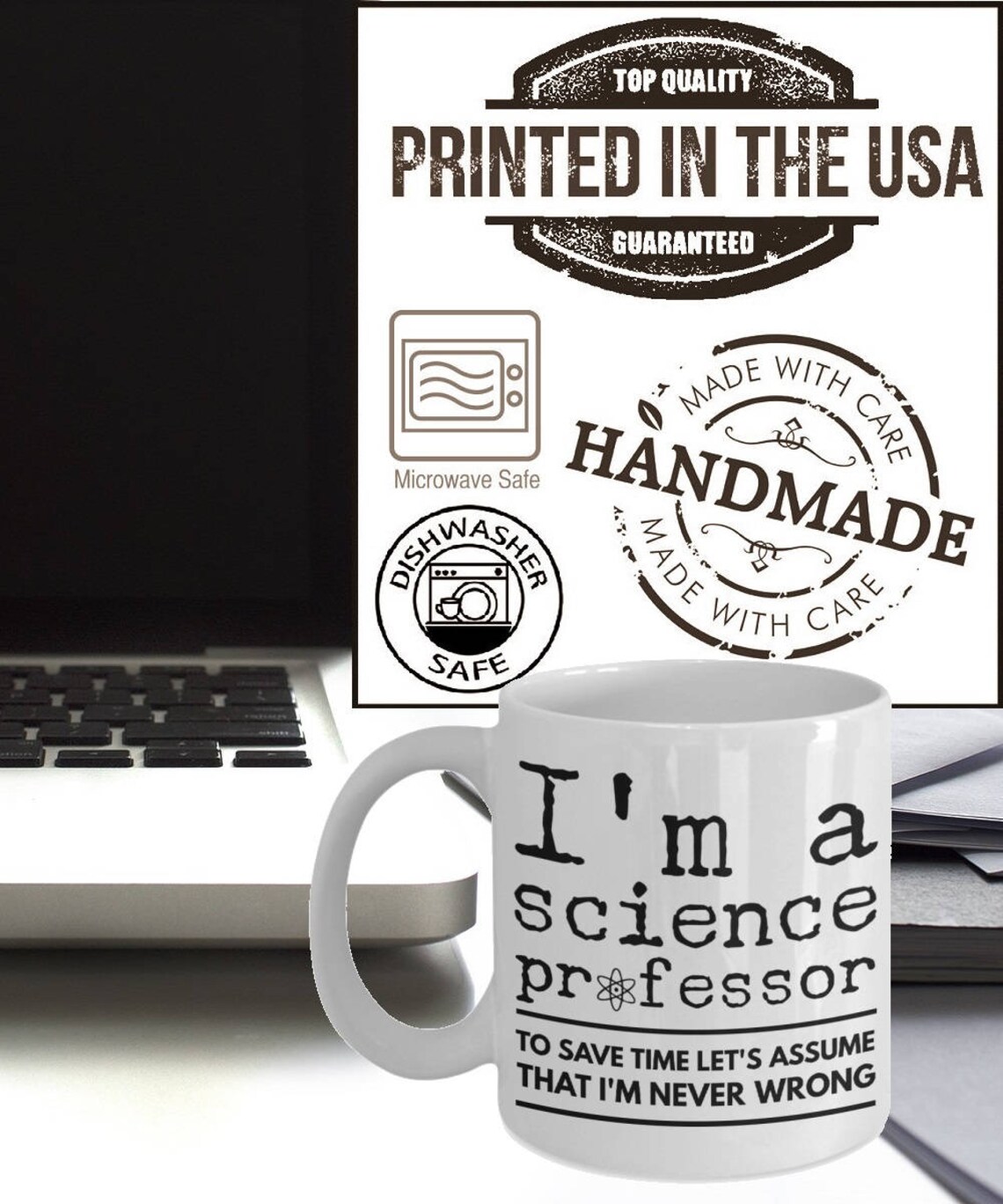 Science Professor Gifts Science Professor Mug Funny Etsy