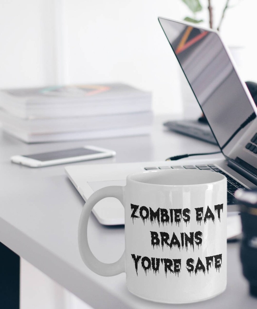 Zombie Mug Funny Zombie Gifts Zombie Coffee Mugs Zombies Etsy