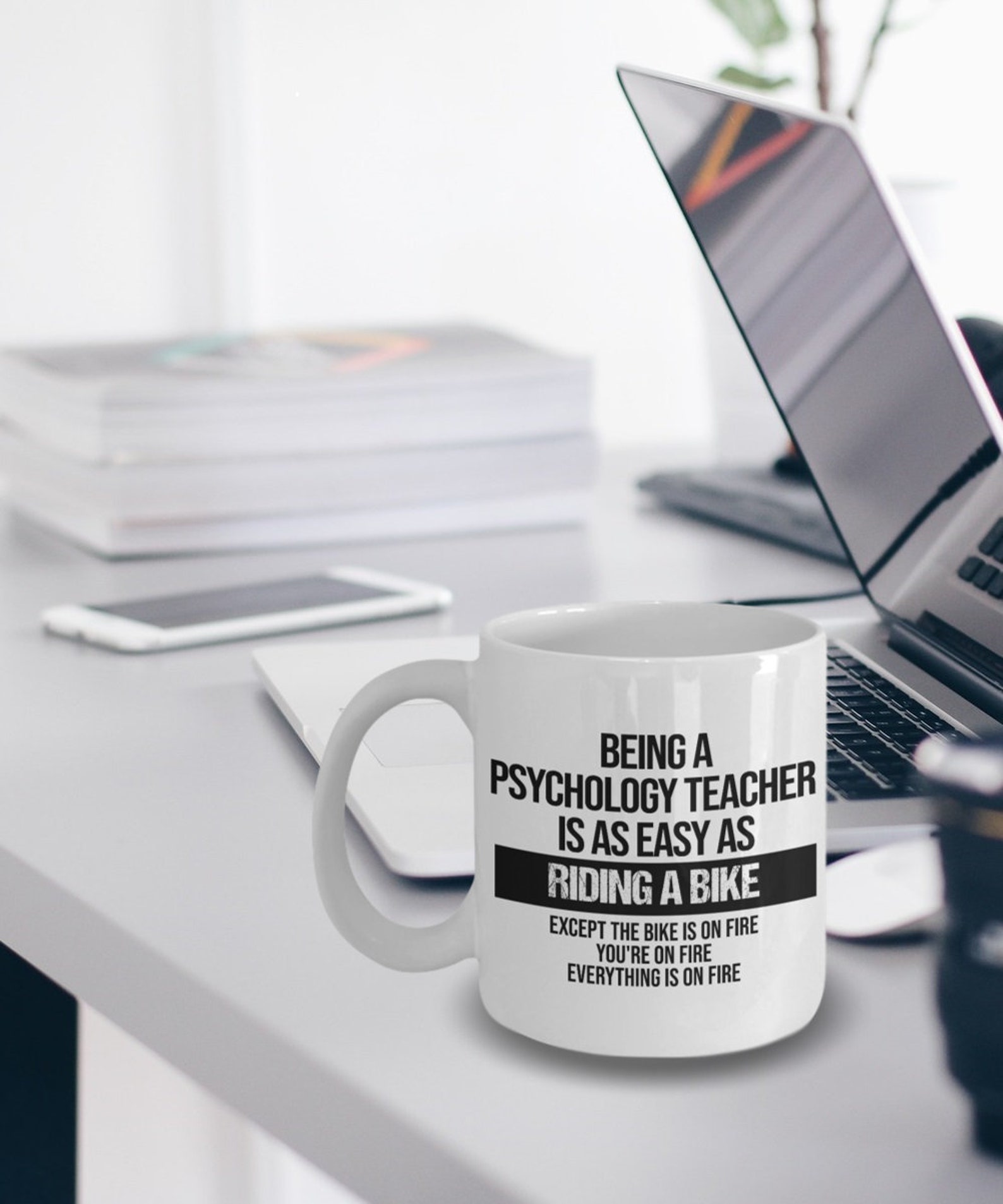 Psychology Teacher Mug Psychology Teacher Gifts Being a Etsy