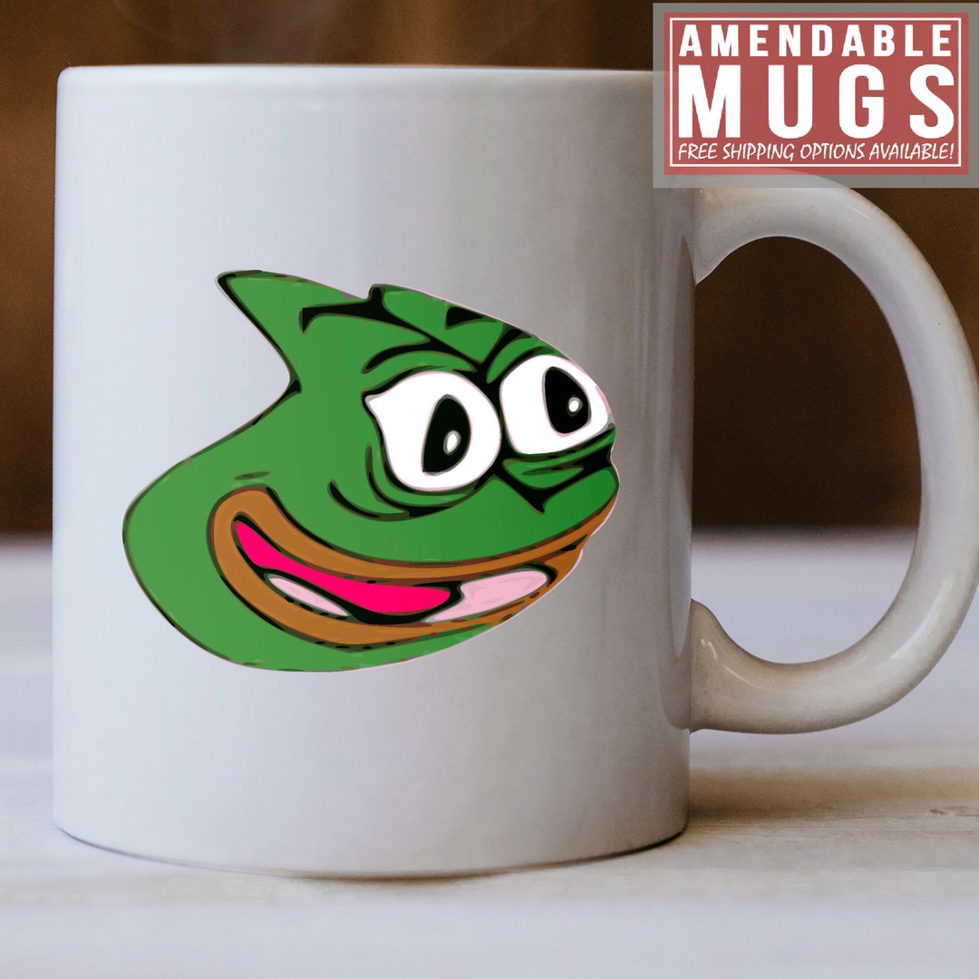 Pepega Mug Twitch BTTV Emote Mug Pepe the Frog Mug Feels