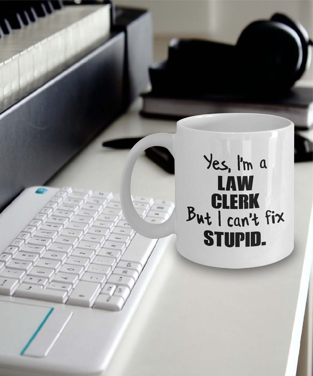 Law Clerk Gift Law Clerk Mug Law Clerk Coffee Mug Yes Etsy