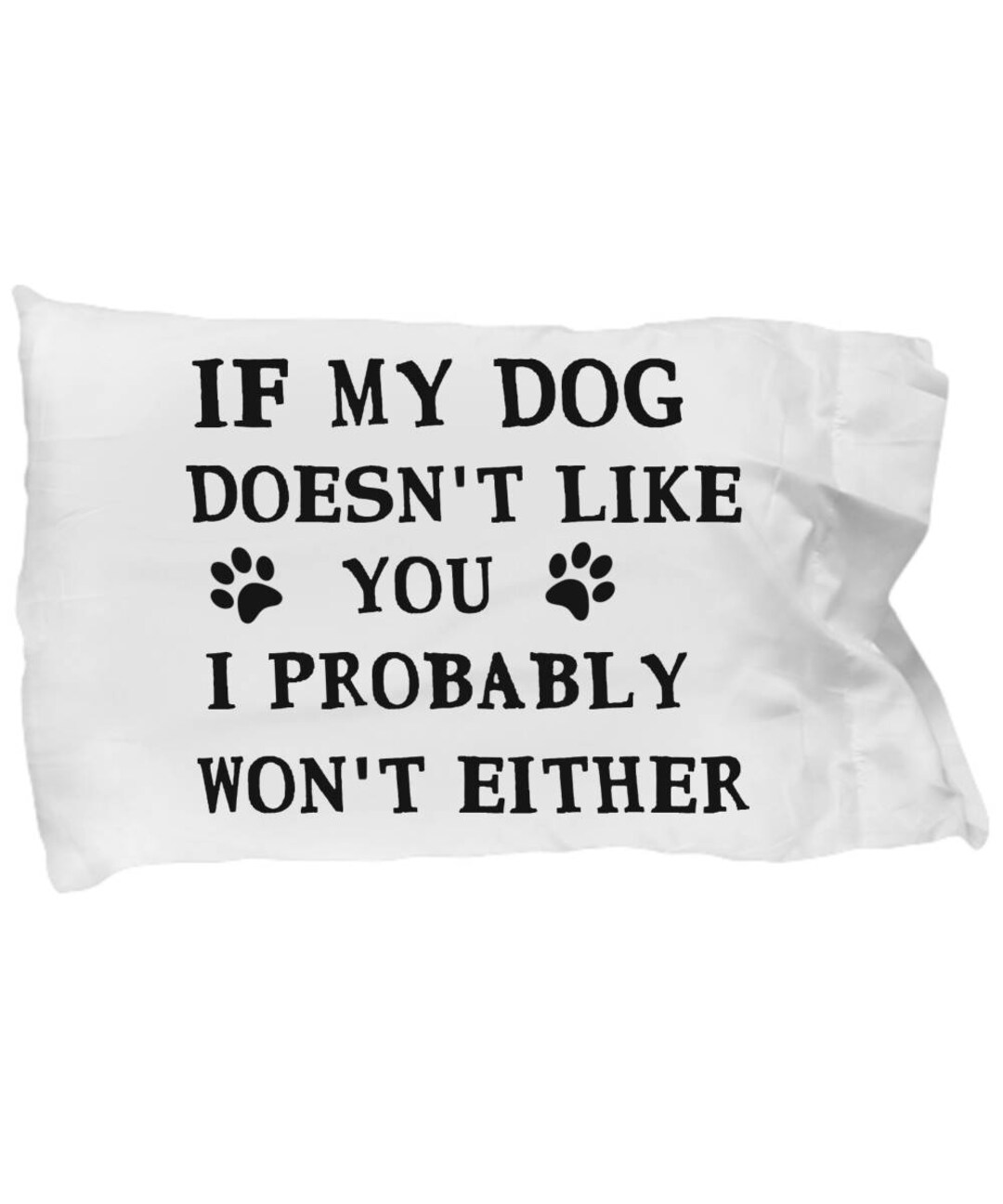 Dog Pillow Case Dog Pillow Cover Funny Dog Pillowcase Etsy