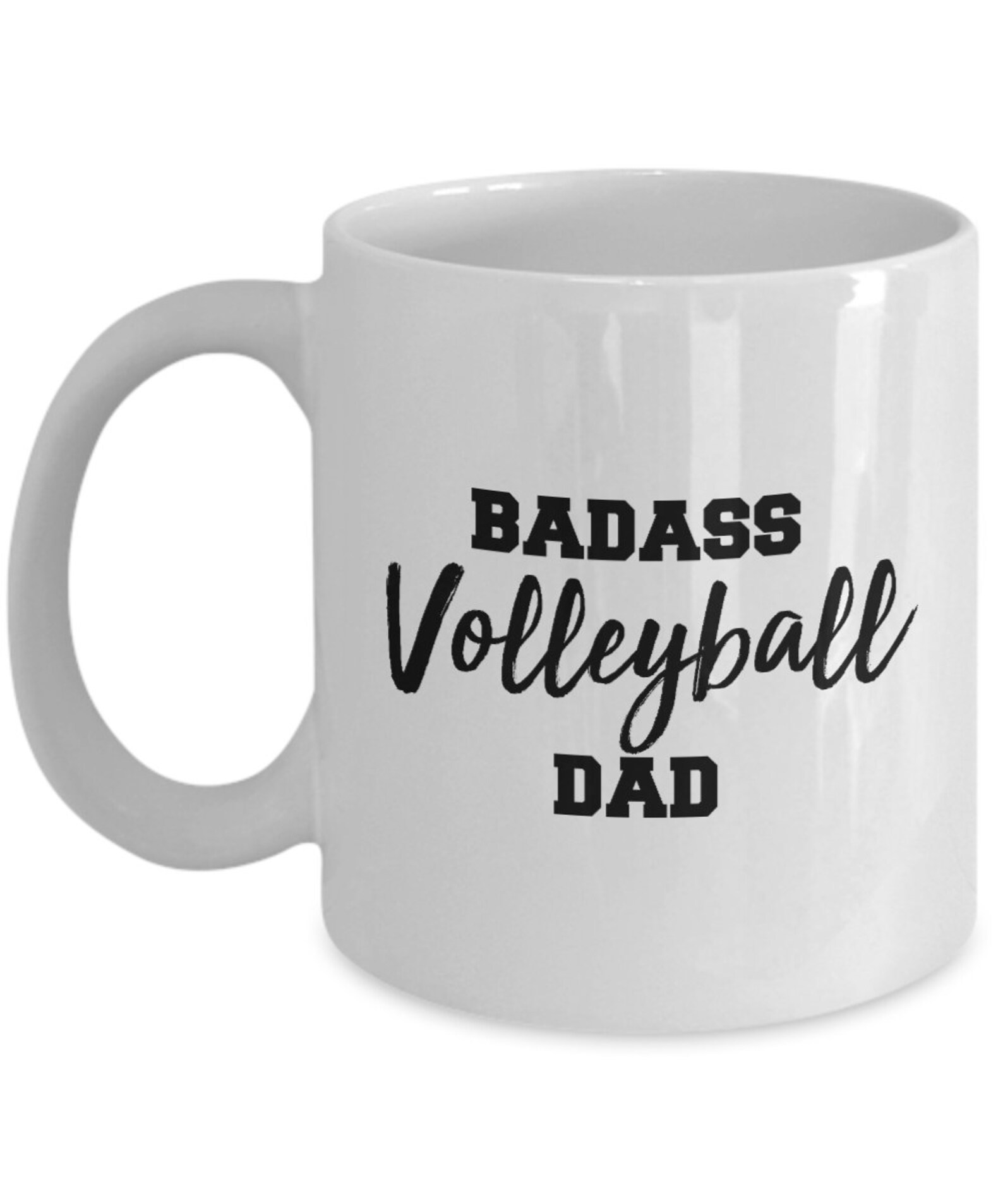 Gift for Dad Badass Volleyball Dad Volleyball Mug Etsy UK