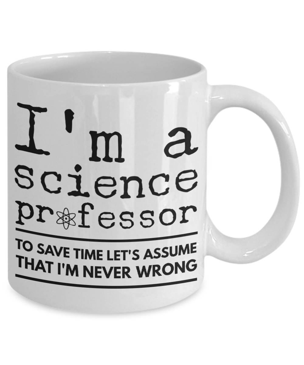 Science Professor Gifts Science Professor Mug Funny Etsy