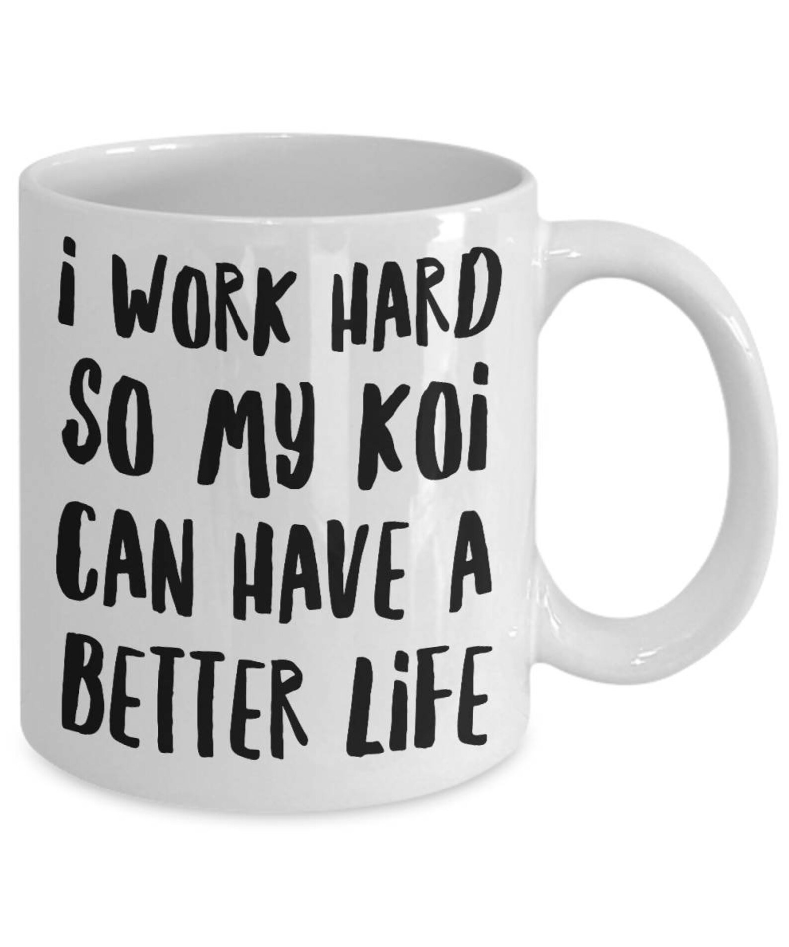 Koi Fish Mug Koi Gifts Koi Pond Gift for Japanese Koi Etsy