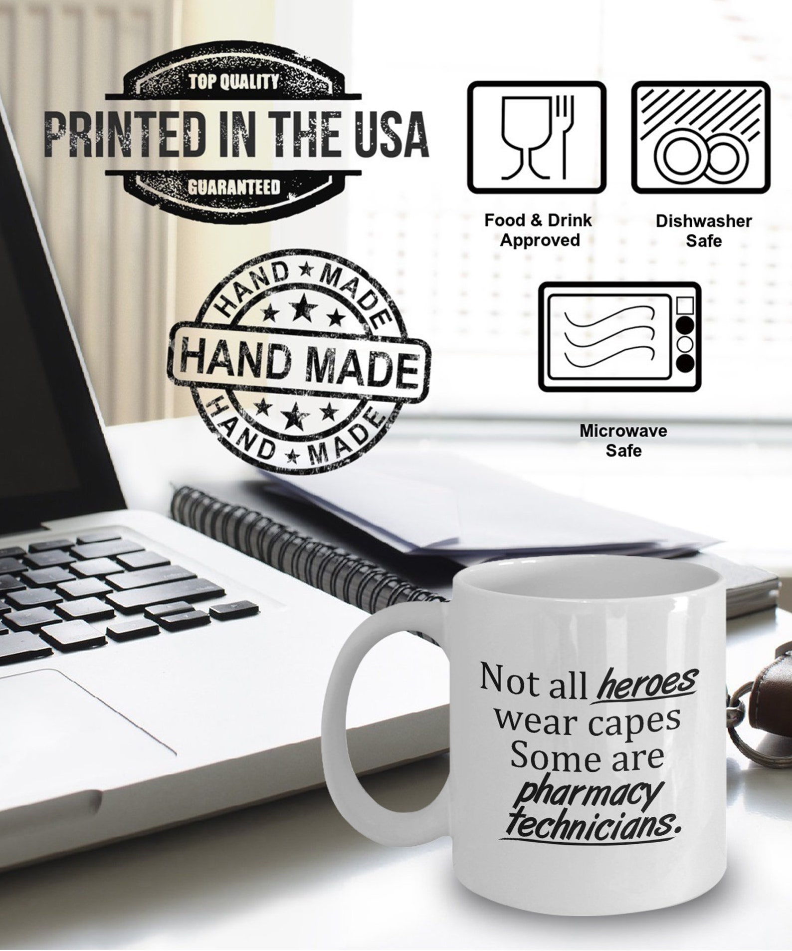 Idée cadeau de techniciens de pharmacie tasse de technicien | Etsy