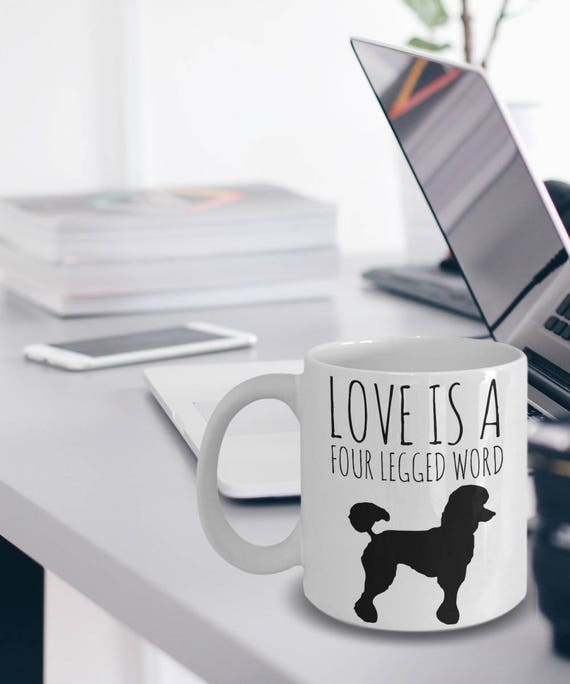 I Love My Poodle Mug poodle Coffee Mugs Love is A Four - Etsy