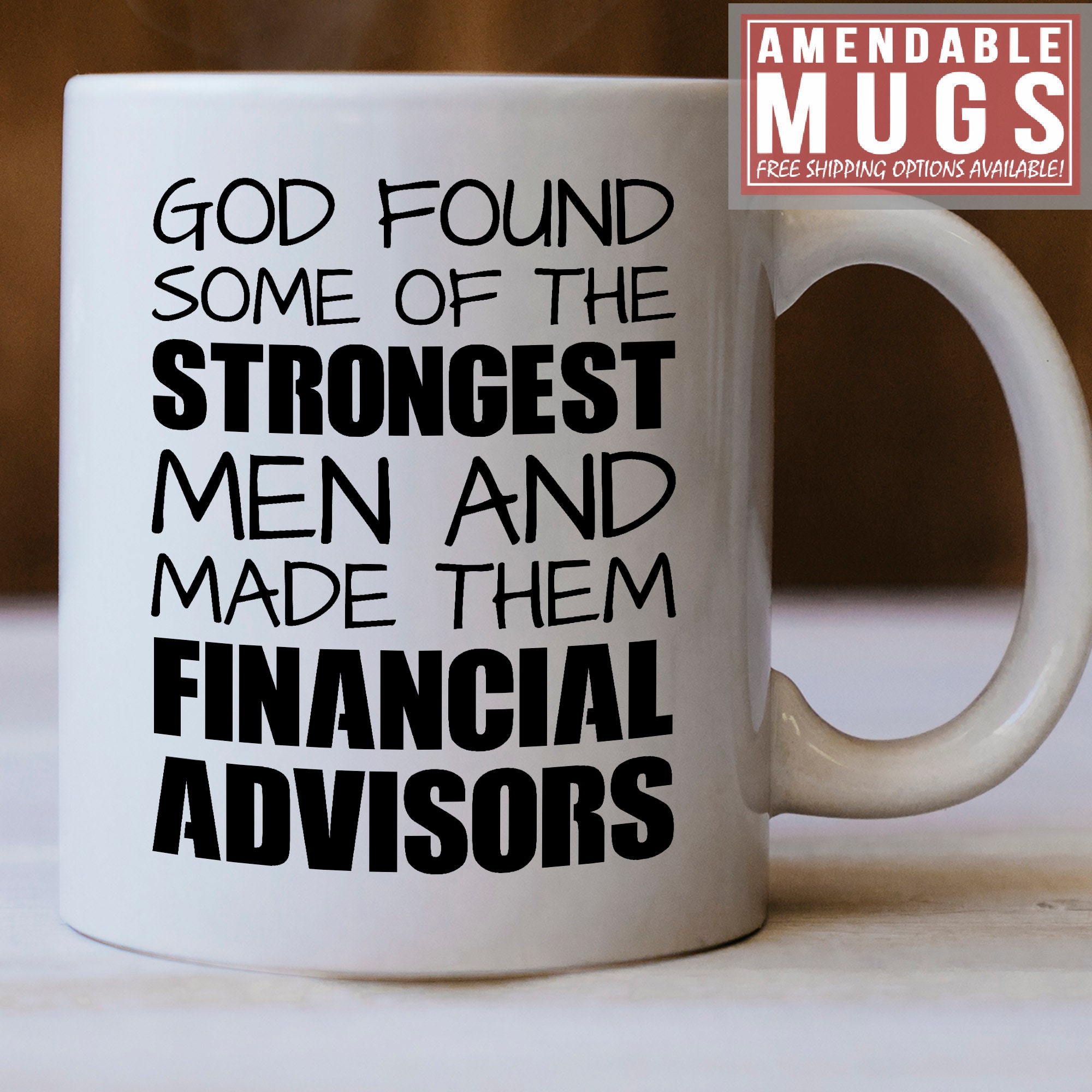 Financial Advisor Gift for Men Financial Advisor Mug God Etsy UK