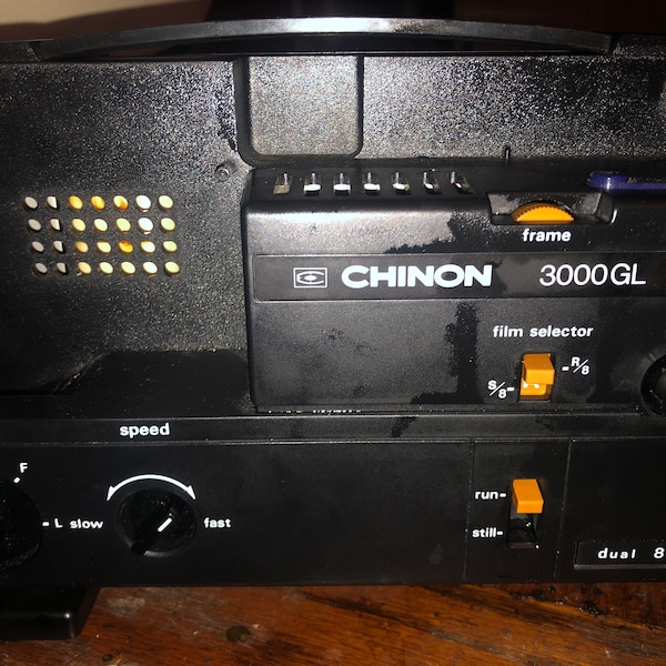Chinon 3000gl Dual 8 8mm Super 8 Movie Projector