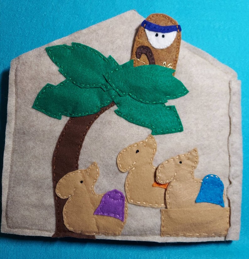 Nativity Finger Puppet Playset With 12 Finger Puppets - Etsy