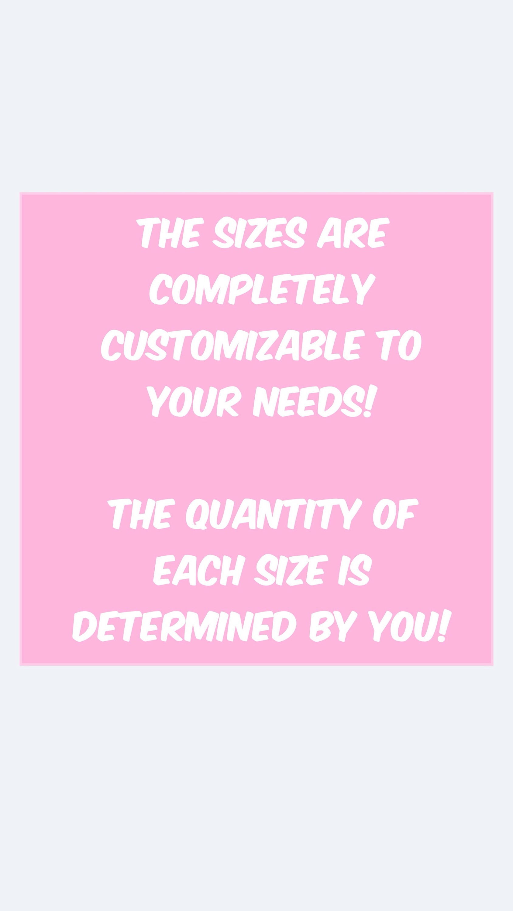 Custom Size Labels / Clothing Size Tags / Thermal Printed Size Etsy