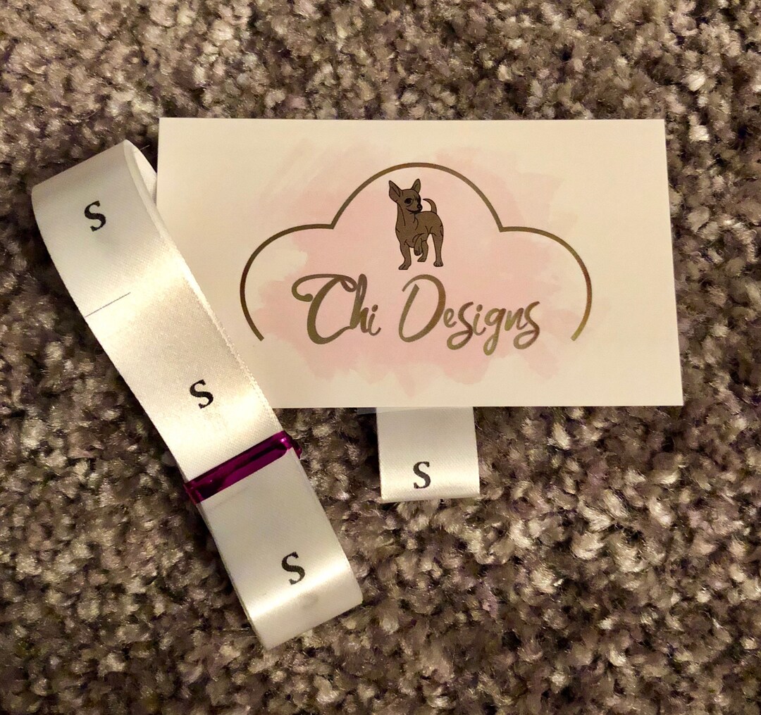 Custom Size Labels / Clothing Size Tags / Thermal Printed Size Tags Etsy