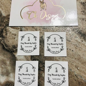 Iron on labels, 50 Iron on Labels, Washable Iron-On Labels