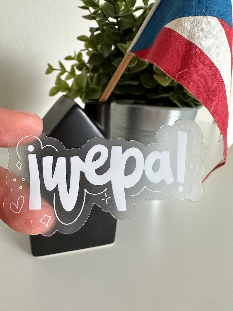 WEPA Sticker | Puerto Rico Sticker | Puerto Rican Decal | Wepa Decal ...