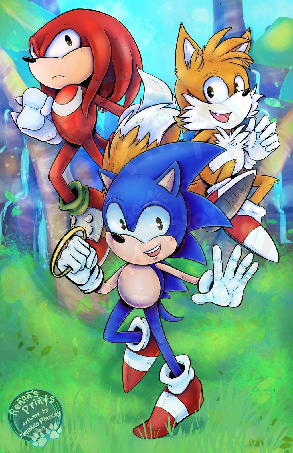 Fantasia Sonic / tails / knuckles