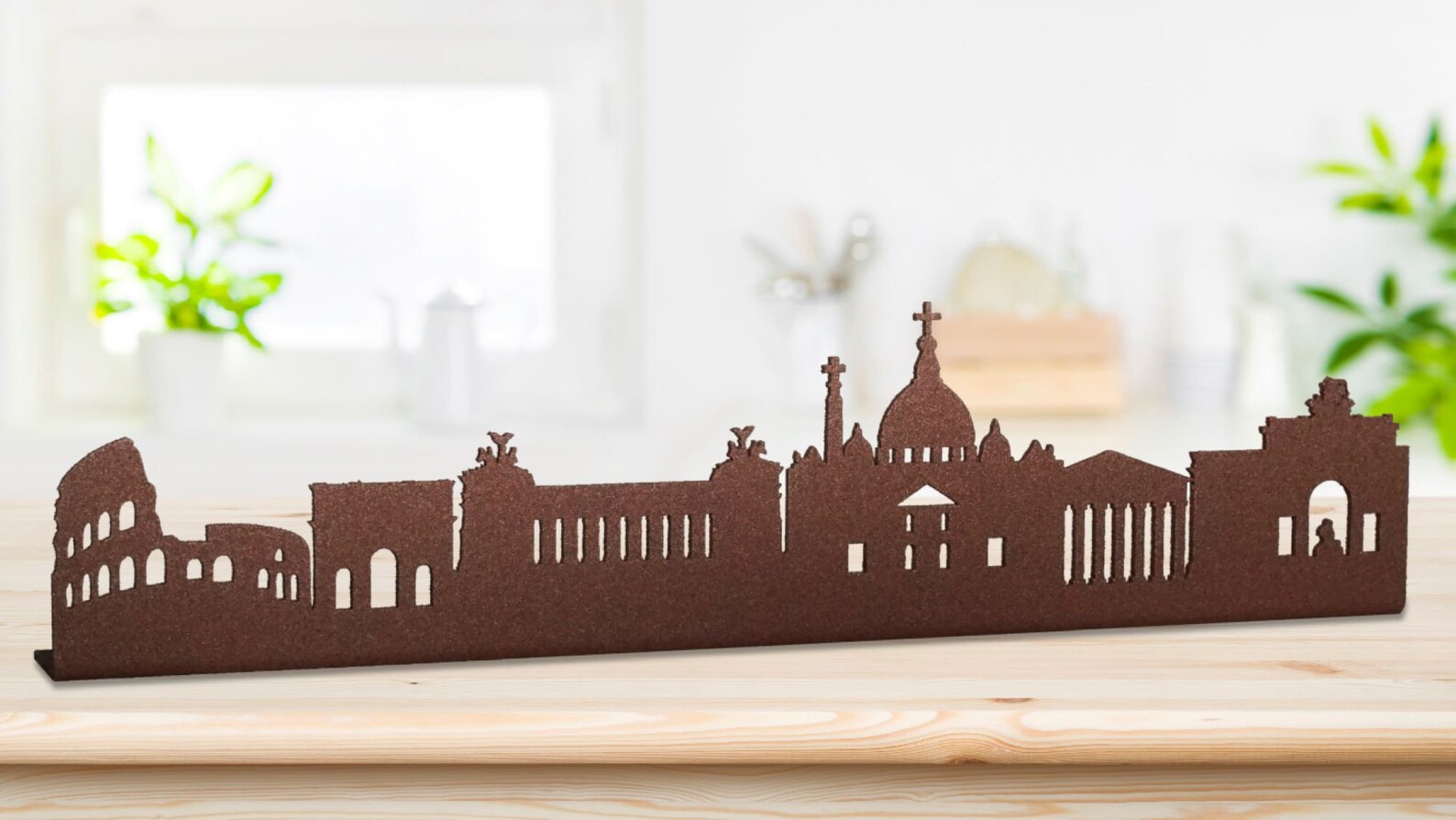 Rusty Rome Rome Skyline, Metal Skyline, Rusty Metal Skyline, the Original Skyline ...