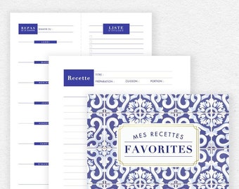 Recipe sheet to print, Recipe binder, Personalized recipe book