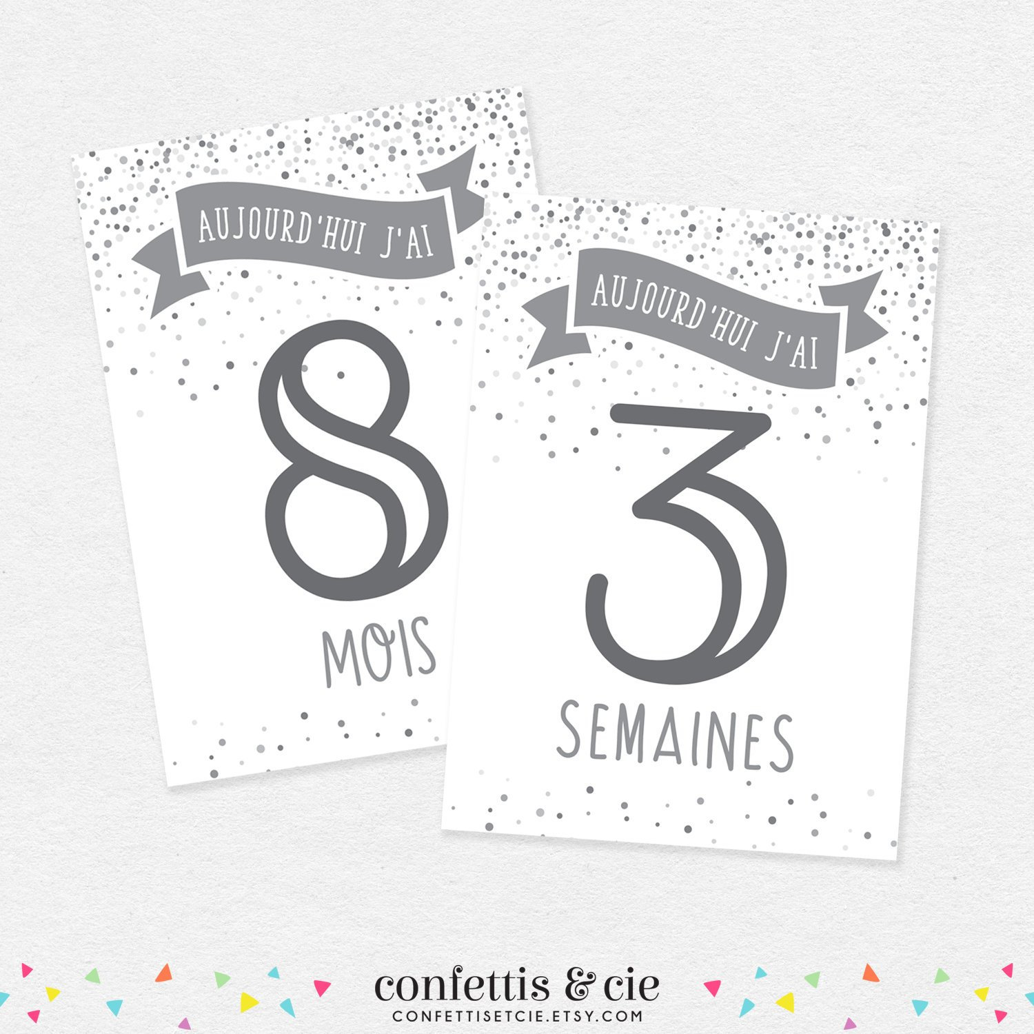 Carte Etapes Bebe Cartes Souvenirs Premiere Annee De Bebe Etsy