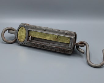 Antique Vintage Chatillon Iron Clad Scale 200lbs Restored
