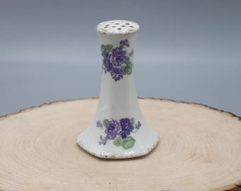 Antique Vintage Porcelain Hat Pin Hatpin Holder Limoges