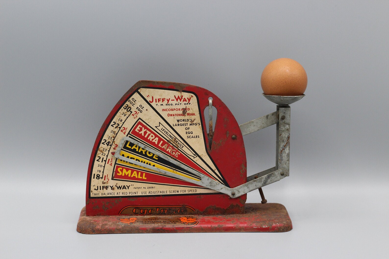 Antique Vintage Jiffy Way Egg Scale Etsy