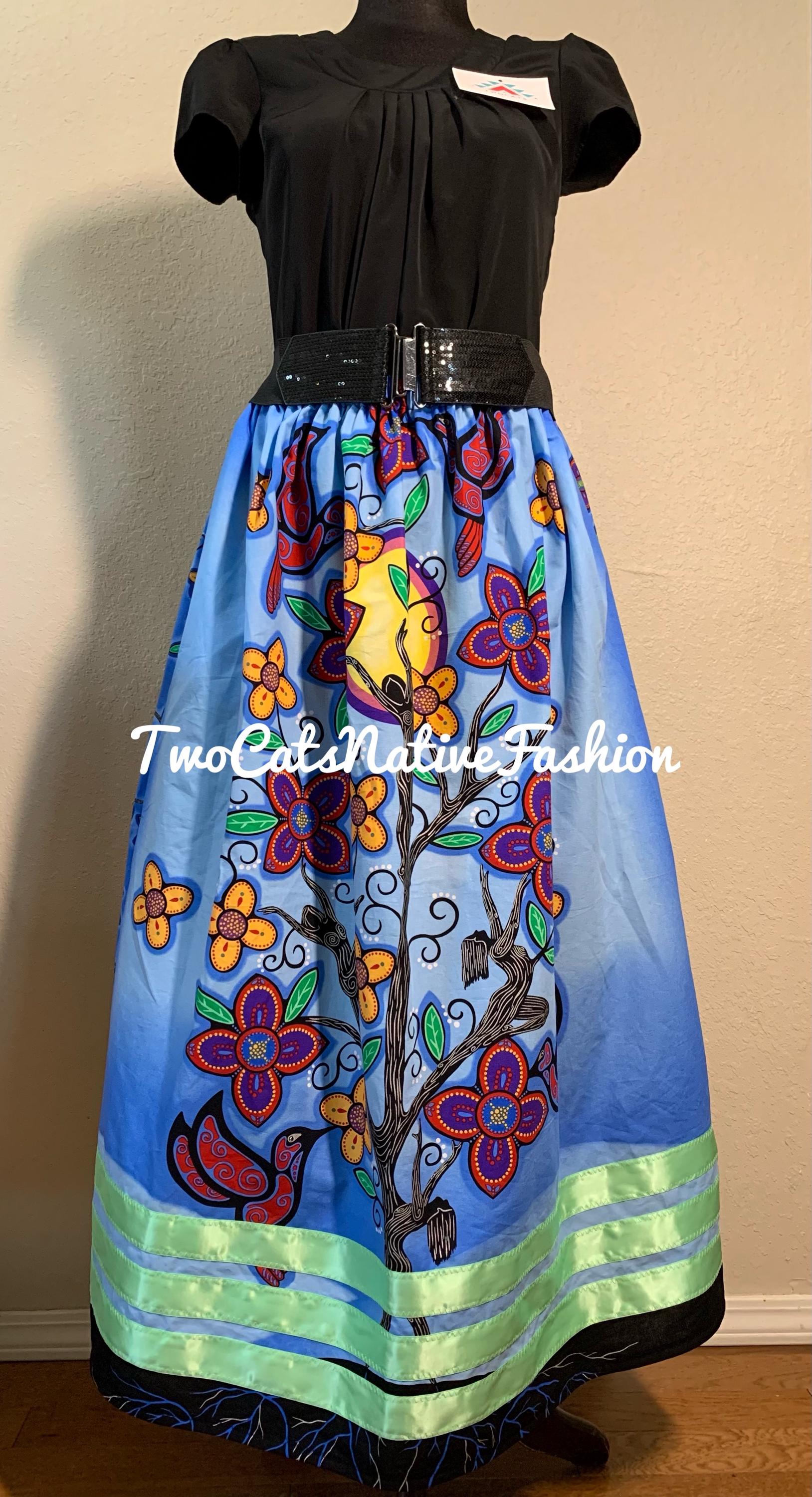 Native Turtle Ribbon Skirt