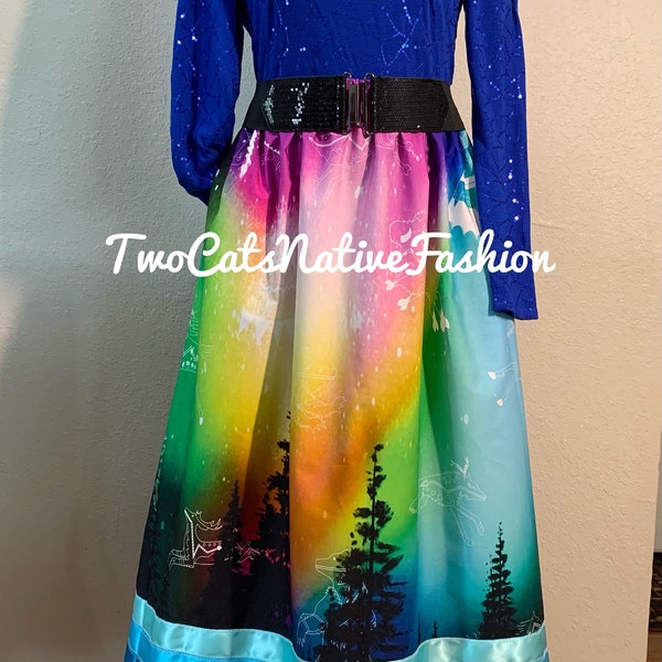 Aurora Medicine Animals Ribbon Skirt