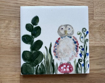 Woodland Owl Coaster