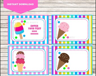 Ice Cream Name Etsy Ice Cream Name Etsy